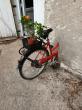 demi vélo porte pot de fleur